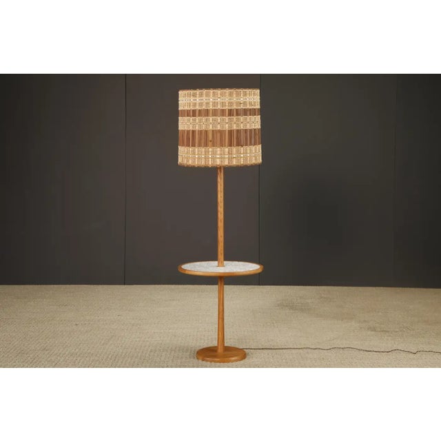 Mid-Century Modern 1960s Gordon & Jane Martz for Marshall Studios Ceramic Tile Table Floor Lamp For Sale - Image 3 of 16