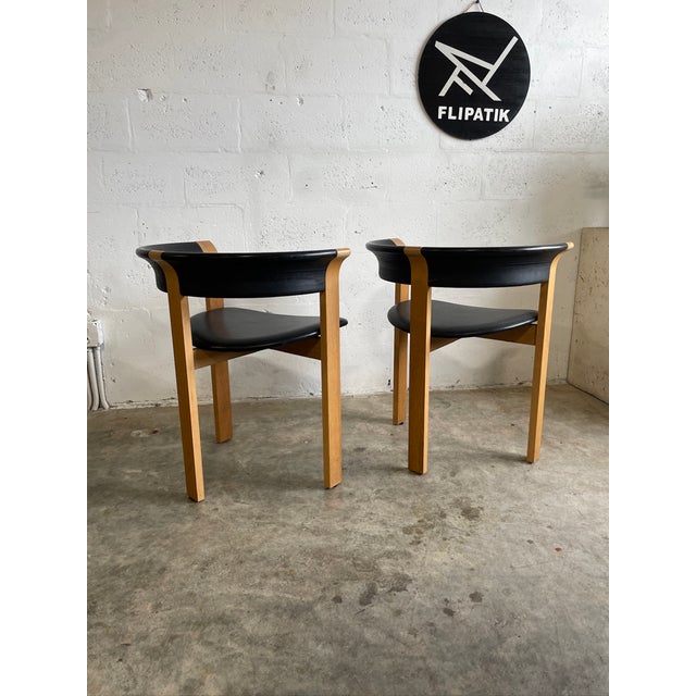 Magnus Olesen 4551 & 4545 Chair and Stool Set For Sale - Image 14 of 15