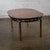 Mid-20th Century MCM to Campaign Style Round to Oval Expanding Dining Table Attributed to Tung Si Collection by Hickory Manufacturing For Sale - Image 9 of 18