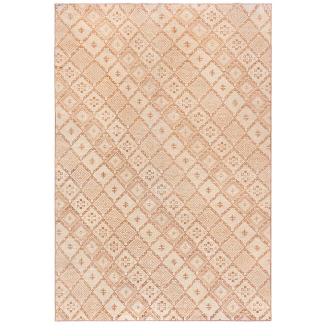 Doris Leslie Blau Vintage Moroccan Rug - Geometric Design For Sale