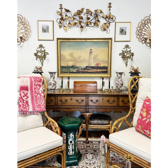 Vintage Majolica Style Garden Stool For Sale - Image 13 of 13