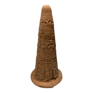 Neo-Sumerian Cuneiform Clay Foundation Cone of Ruler Gudea of Lagash, 22nd Century, Before Common Era - 1 Piece For Sale
