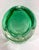 This fantastic vase was created by the furnaces of Seguso in Murano, Italy. Named "Tulle", it features a beautiful green...