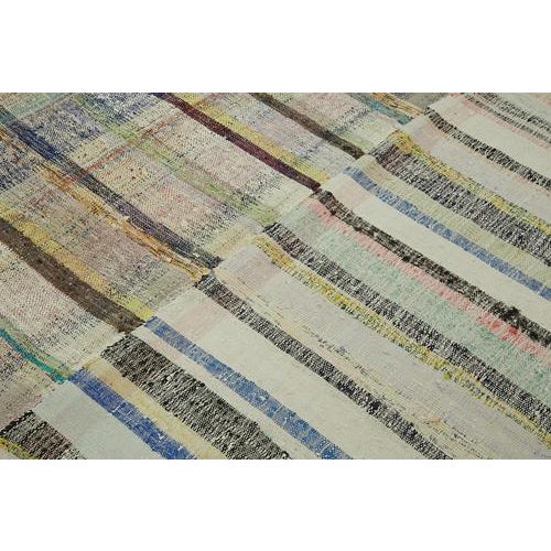 Vintage Turkish Flatweave Kilim Rug For Sale - Image 5 of 7