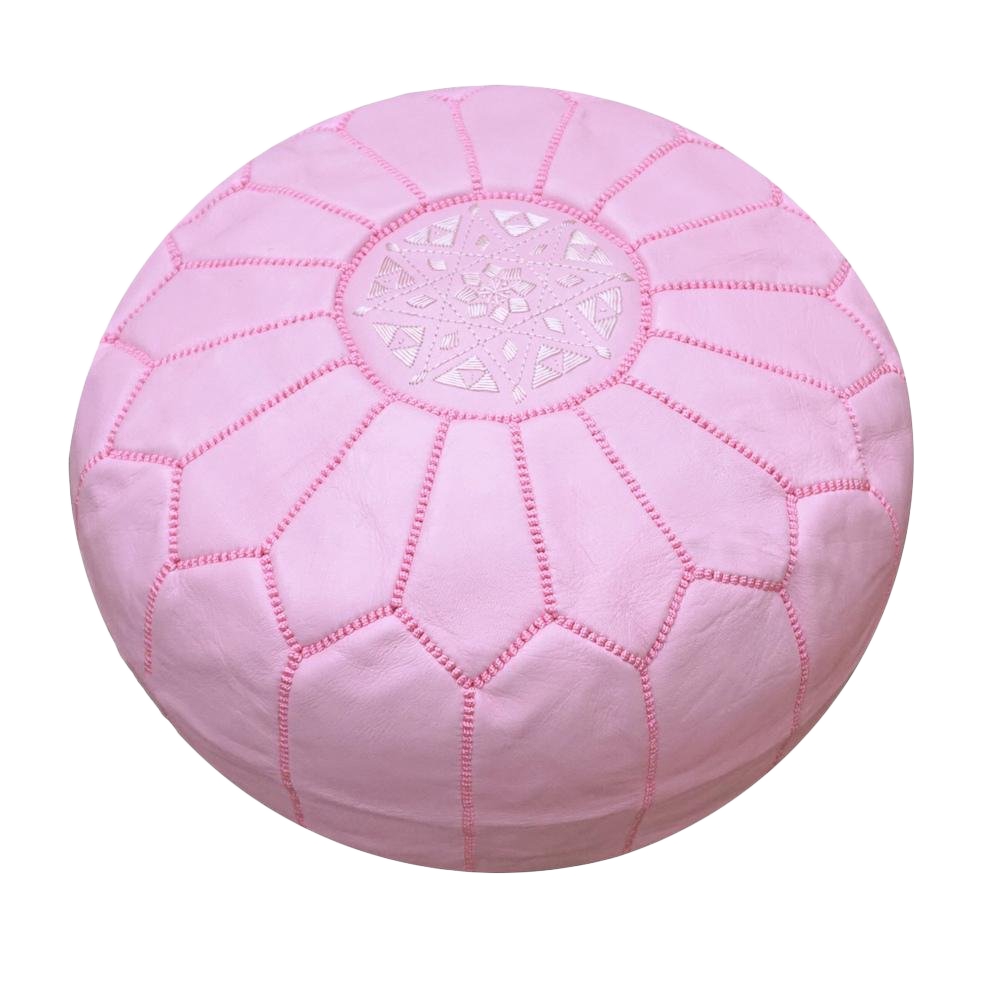baby pink ottoman