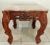 Vintage Chinese Heavily Carved Rosewood Pink Marble Top Side/End Accent Table For Sale - Image 4 of 10