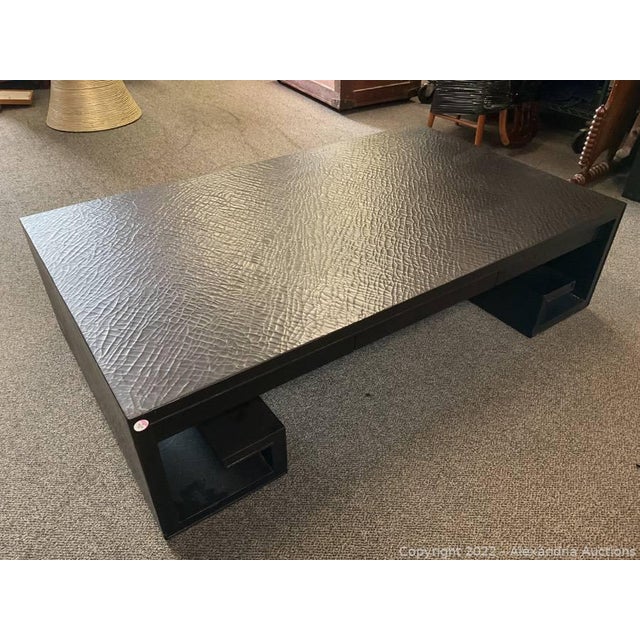 Mid-Century Modern 1970s Thomas Pheasant for Baker Scroll Coffee Table For Sale - Image 3 of 11