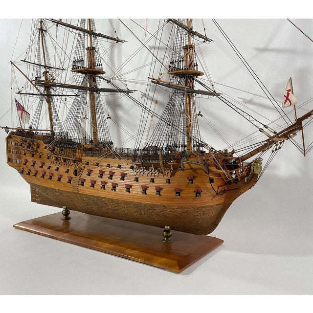 Model of the British Royal Navy Frigate HMS Victory For Sale - Image 10 of 12