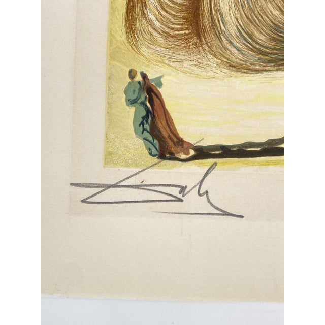 Salvador Dali, The Logician Devil from the Divine Comedy, 1960s, Woodcut For Sale - Image 7 of 12