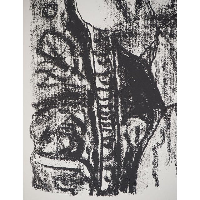 Leopoldo Presas, Young Woman in a Straw Hat, Lithograph For Sale - Image 6 of 7