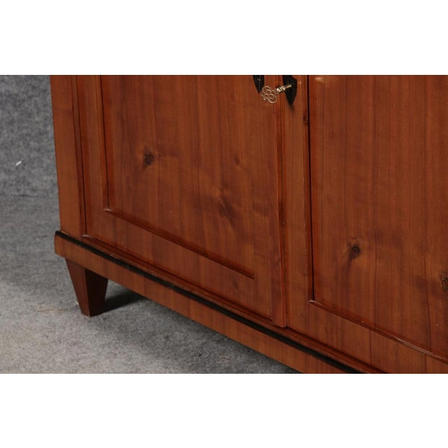Small Biedermeier Half Cabinet in Cherrywood, 1820s For Sale - Image 16 of 18