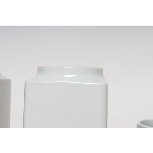 Set of Three Finnish Modern Ceramic Canisters by Richard Lindh for Arabia For Sale - Image 10 of 18