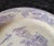 Victorian Staffordshire Lavender Transferware Plate with Chusan Pattern from Clementson Brothers For Sale - Image 7 of 12