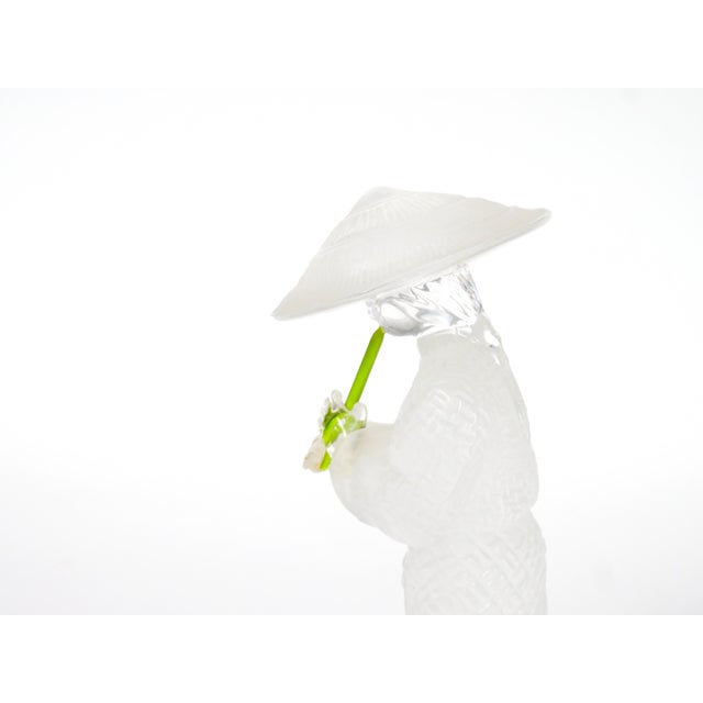 Late 20th Century 20th Century Saint-Louis French Crystal Figurine of a Scholar For Sale - Image 5 of 9