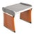 "Candice" Side Table With Stainless Steel and Bronze Details For Sale - Image 4 of 6
