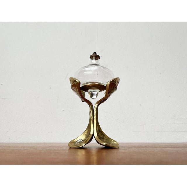 Mid-Century German Bronze Ornamental Oil Lamp from Gilde, 1960s For Sale - Image 15 of 15