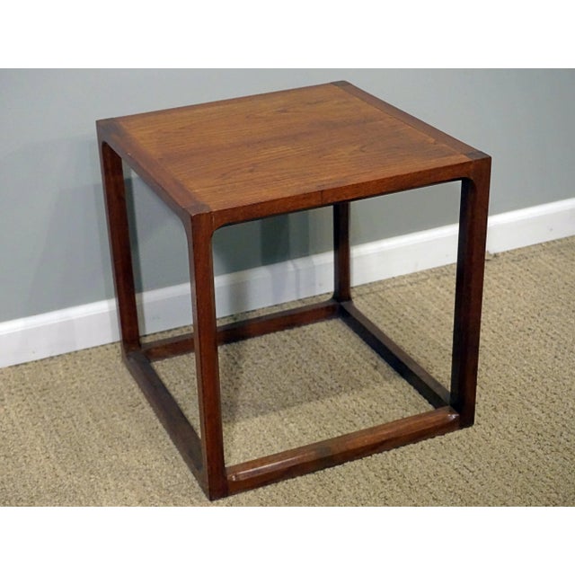 Mid-Century Teak Side Table For Sale - Image 4 of 5