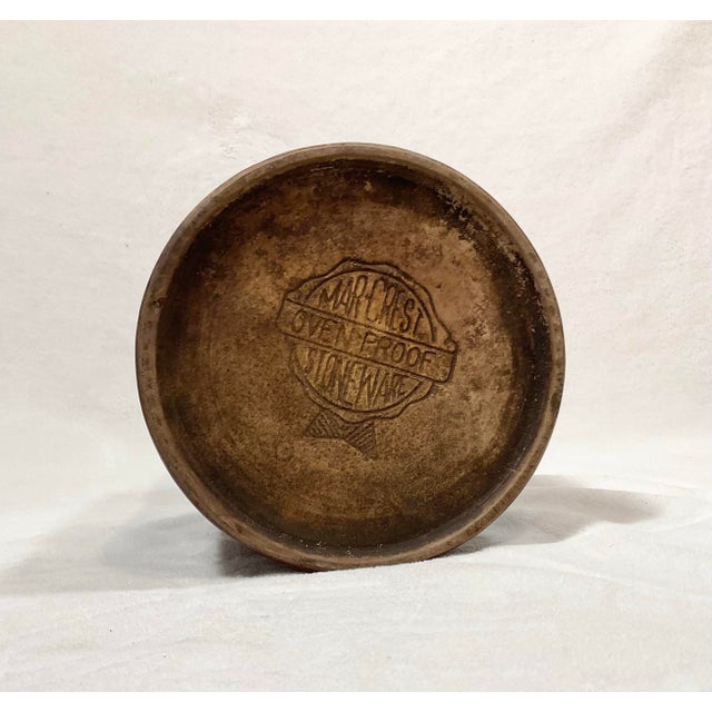 Ceramic Vintage Marcrest Daisy & Dot Stoneware Cookie Jar & Lid, Circa 50s For Sale - Image 7 of 12