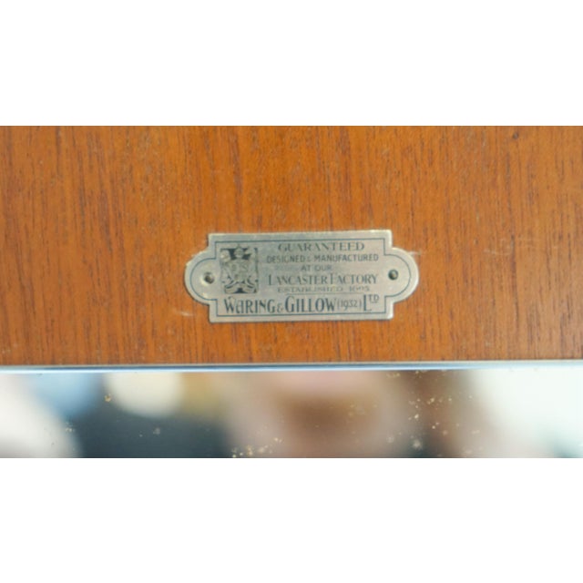 Burr Walnut Double Bank Wardrobe with Mirror from Waring & Gillow, 1932 For Sale - Image 15 of 17