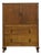 Art Deco Oak Tallboy in the style of Heals, 1930s For Sale
