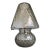 Smoked Fume' Murano Style Glass Table Lamp With Diamond Processing "Ballotton" Lamp For Sale