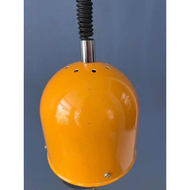 Mid-Century Modern Space Age Yellow Pendant Lamp For Sale - Image 5 of 13