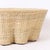 Wood Round Reed Wrapped Ghost Drapery Coffee Table For Sale - Image 7 of 8