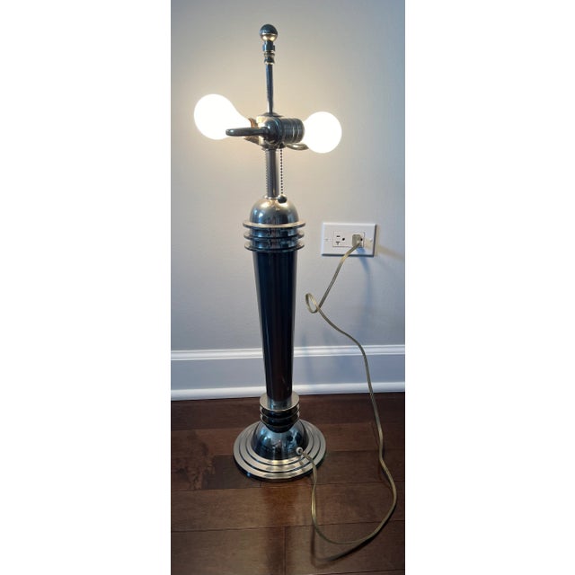 Metal Mid-1950s/60s Frederick Cooper Atomic Lamp For Sale - Image 7 of 10