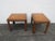 This beautiful Pair of Side Tables is made of wood, veneer, and is in good condition. These two gorgeous end tables...