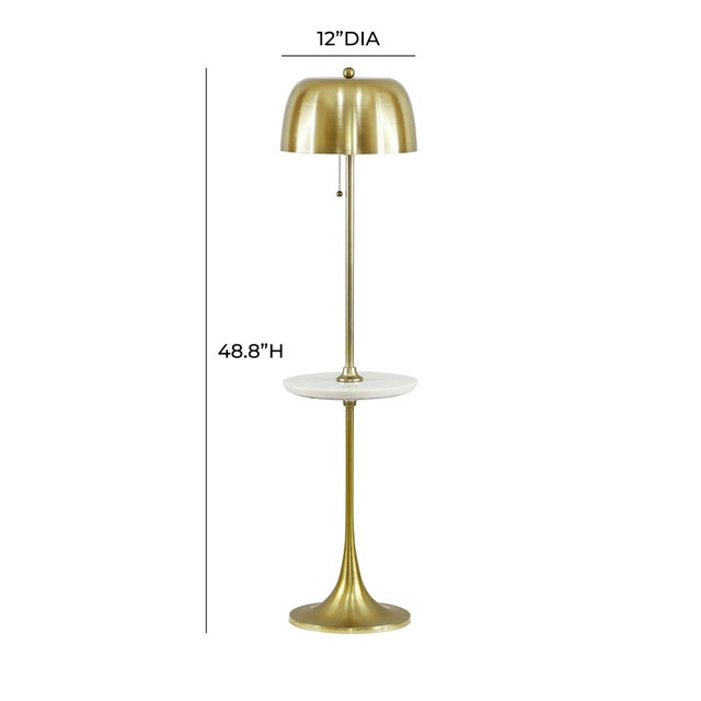 2020s Sienna Gold Floor Lamp For Sale - Image 5 of 5