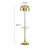 2020s Sienna Gold Floor Lamp For Sale - Image 5 of 5