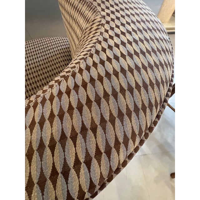 Vintage Pair Vladimir Kagan Nautilus Corkscrew Swivel Lounge Chairs For Sale In West Palm - Image 6 of 12