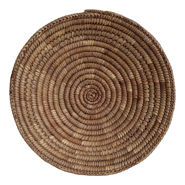 Vintage Coil Weave Basket For Sale