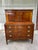 Circa 1800 American Sheraton Mahogany Secretary Writing Desk. Mahogany and Flame Birch with cross banding and inlay...