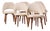 Eero Saarinen for Knoll Mid Century Bentwood Executive Dining Chairs - Set of 6 For Sale