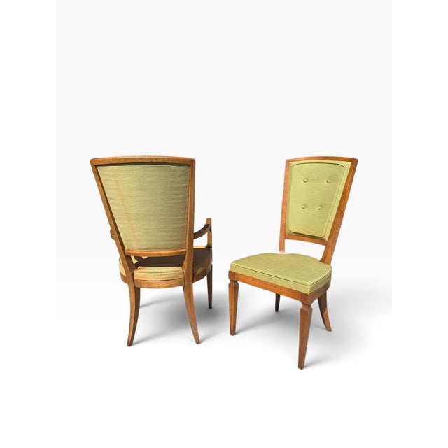 Baker Furniture Company Vintage 1960s Baker Furniture Milling Road Dining Chairs — Set of 8 For Sale - Image 4 of 13
