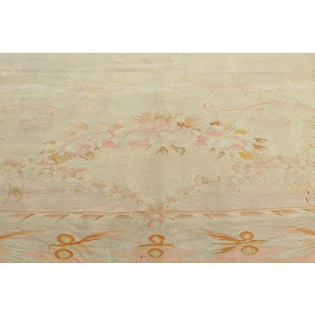 Late 19th Century French Aubusson Rug, 13'07 X 21'02 For Sale In Dallas - Image 6 of 12