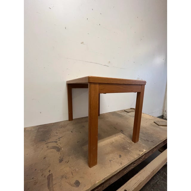 Mid-Century Modern Mid-Century Modern Teak End Table For Sale - Image 3 of 9
