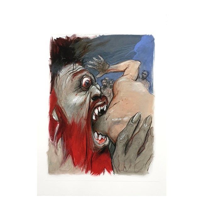 Enki Bilal - Cyclops Eating - Original Lithograph 2012 For Sale - Image 6 of 6