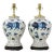 Vintage Brunschwig & Fils Cadiz Table Lamps - Blue and Cream Ceramic With Boar and Deer Motif - a Pair For Sale - Image 13 of 14