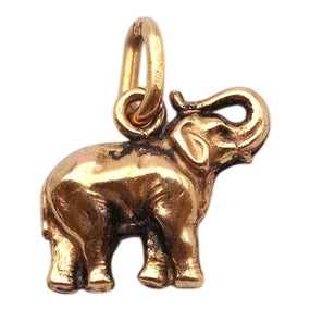 Elephant Lucky Charm Pendant For Sale