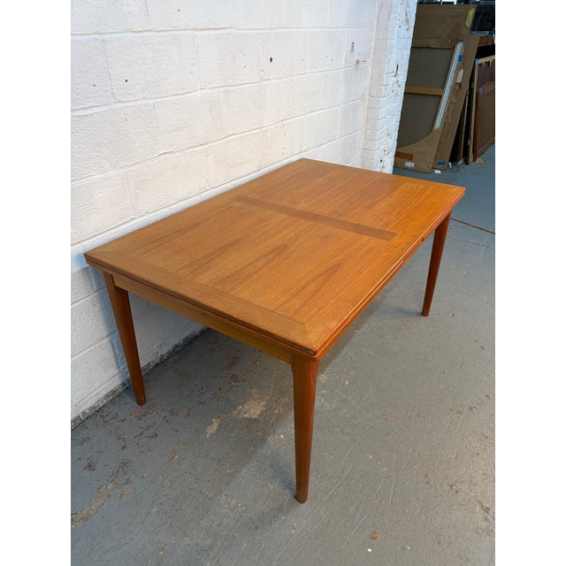 Mid-Century Danish Draw-Leaf Teak Dining Table by Skovby Mobelfabrik For Sale - Image 9 of 18