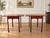 Hepplewhite Vintage Mahogany Pembroke Dropleaf Side Table Pair ~ Georgian Chippendale Federal Style For Sale - Image 3 of 18