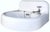 American 1952 Vintage Kohler High-Back Porcelain & Cast Iron Rounded Front Sink For Sale - Image 3 of 13