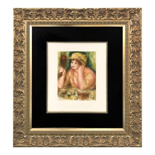 Pierre-Auguste Renoir (After), La Femme Au Mirroir (Color Etching From Ambroise Vollard Collection) For Sale