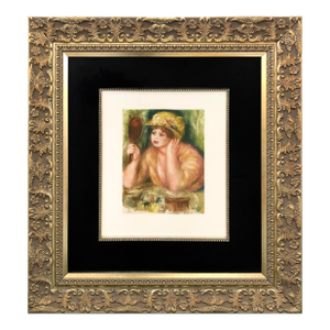 Pierre-Auguste Renoir (After), La Femme Au Mirroir (Color Etching From Ambroise Vollard Collection)