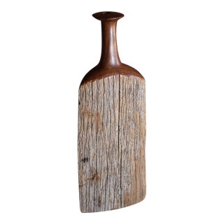Wood Vase Attributed to Doug Ayers, California, 1970s For Sale