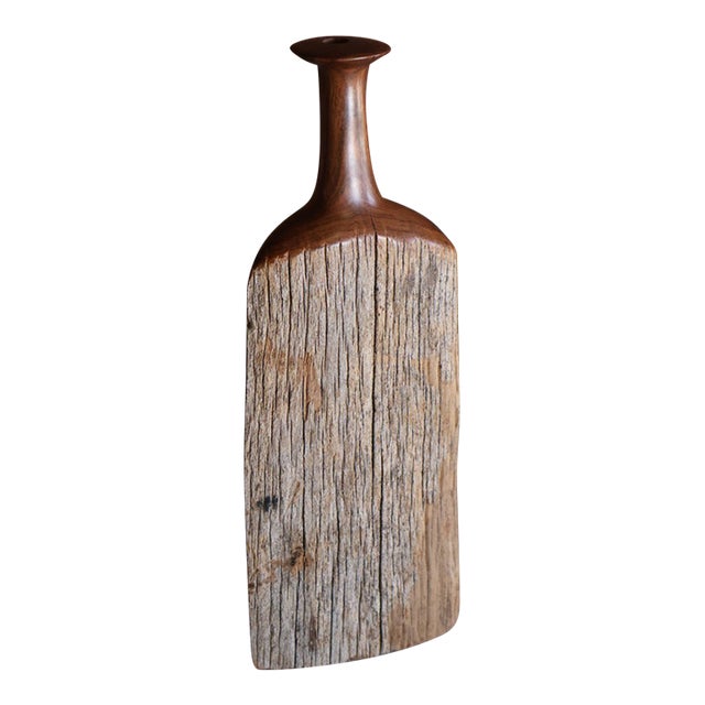 Wood Vase Attributed to Doug Ayers, California, 1970s For Sale