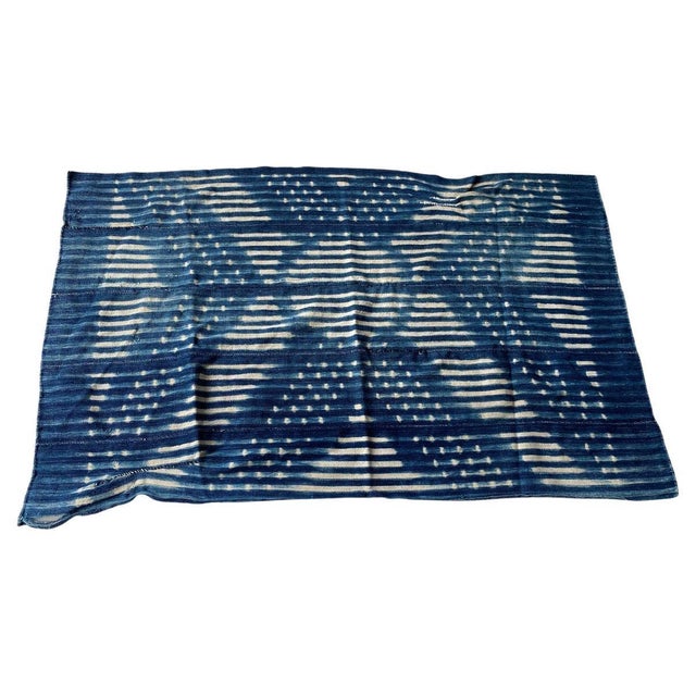 Andrianna Shamaris Antique Indigo Mali Textile For Sale - Image 9 of 18