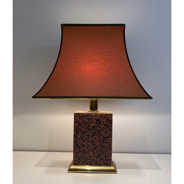 1970s Mid Century Modern Chinese Wood and Gilt Metal with Pagoda Shade Table Lamps - a Pair For Sale - Image 6 of 12